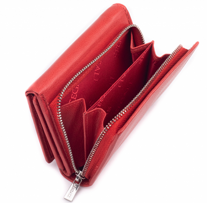 SEGALI Dámská kožená peněženka 7106 BS red