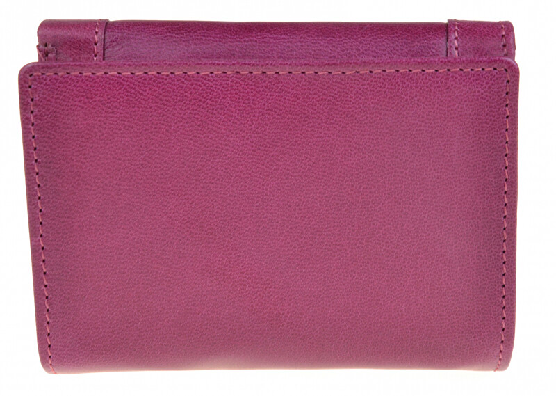 SEGALI Dámská kožená peněženka 7196 B fucsia
