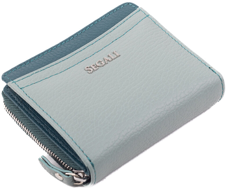 Dámská kožená peněženka 7544 B sage/blue