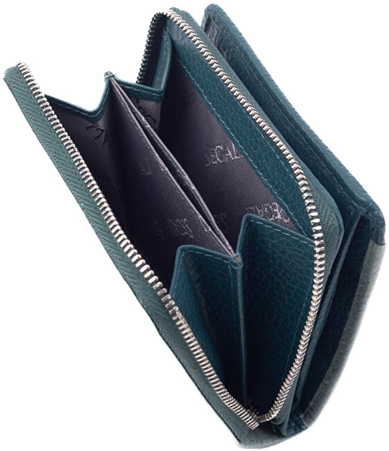 Dámská kožená peněženka 7544 B sage/blue