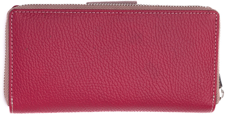 Dámská kožená peněženka 7617 B magenta/rose