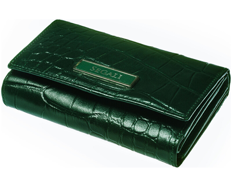 SEGALI Dámská kožená peněženka 910 19 704 green