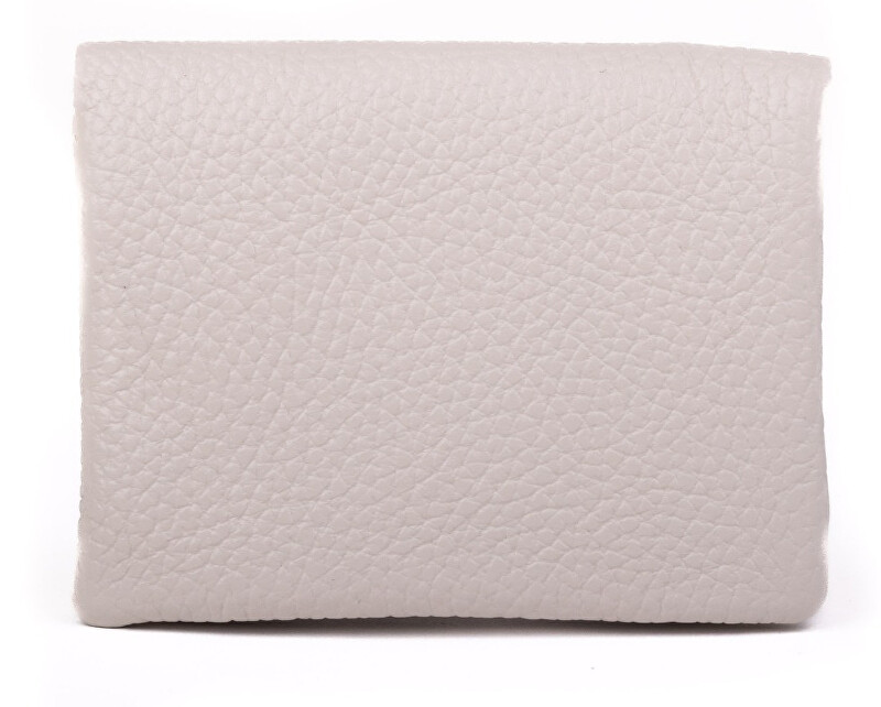 Kožená mini peněženka NETA beige