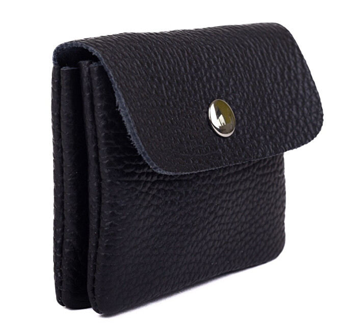 SEGALI Kožená mini peněženka NETA black