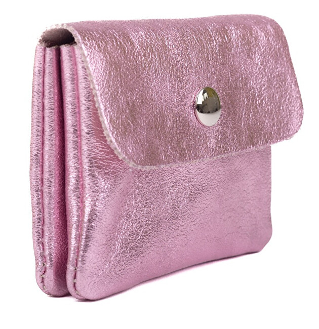 SEGALI Kožená mini peněženka NETA pink