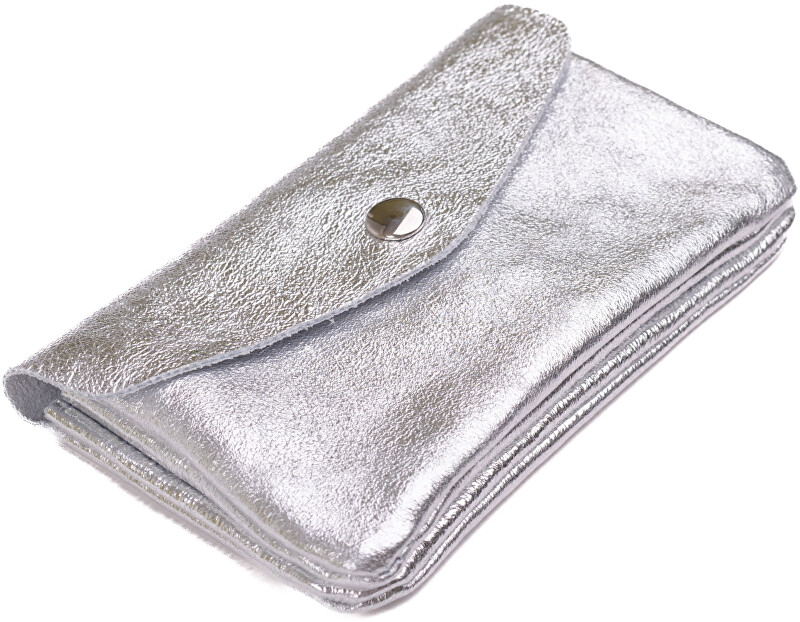 SEGALI Kožená mini peněženka TINA silver