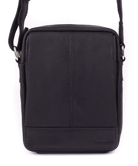 SEGALI Pánská kožená crossbody taška 171 black