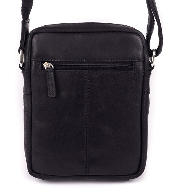 SEGALI Pánská kožená crossbody taška 171 black