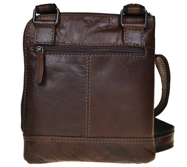 Pánská kožená crossbody taška 25579 Brown