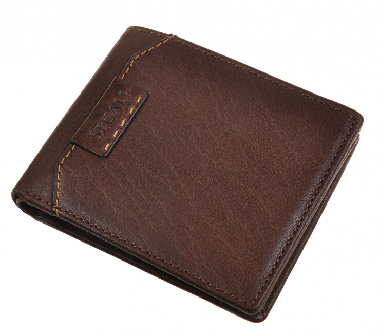 SEGALI Pánská kožená peněženka 50759 brown