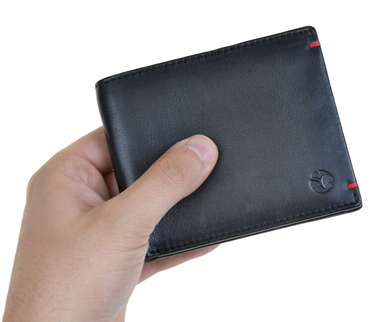 Pánská kožená peněženka 7108 black