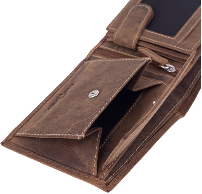 Pánská kožená peněženka 979 brown