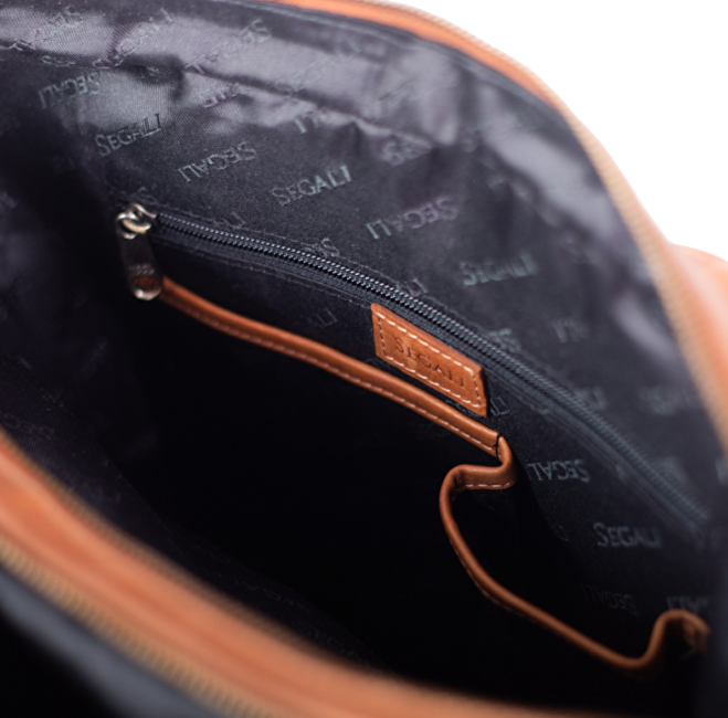 Pánská kožená taška 7015 Cognac