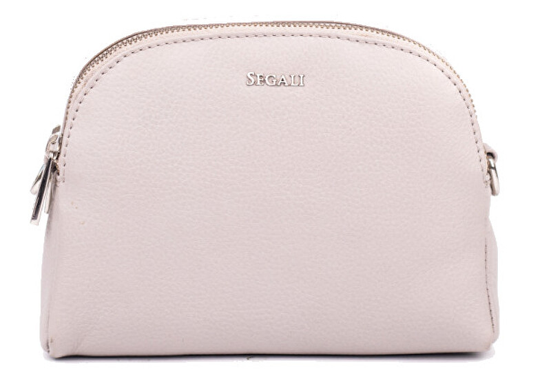 SEGALI Dámská kožená crossbody kabelka 12 Grey