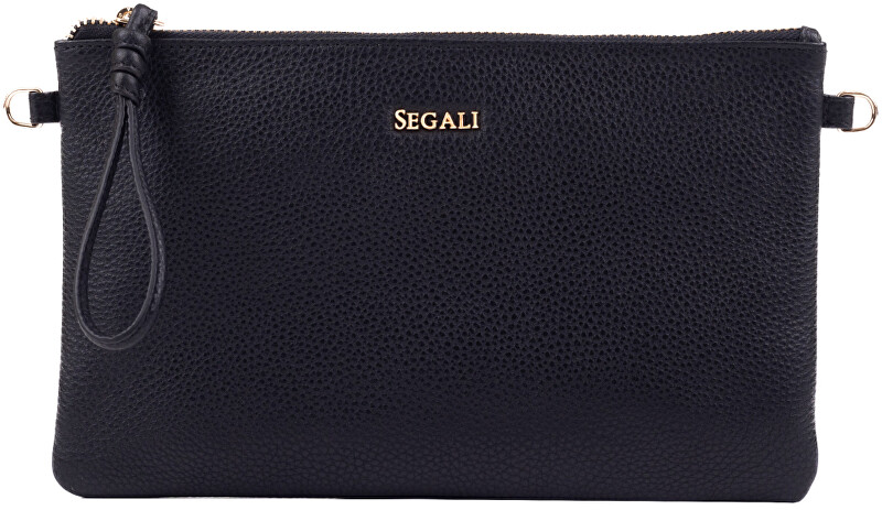 SEGALI Dámská kožená crossbody kabelka 50532 black
