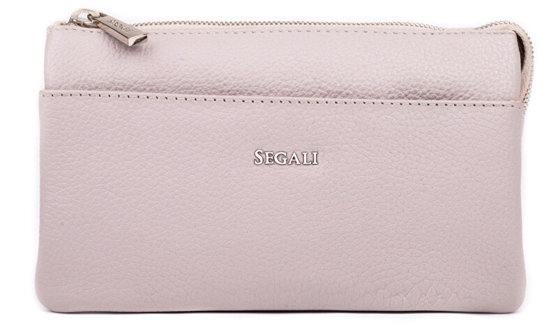 Dámská kožená crossbody kabelka 8002 Taupe
