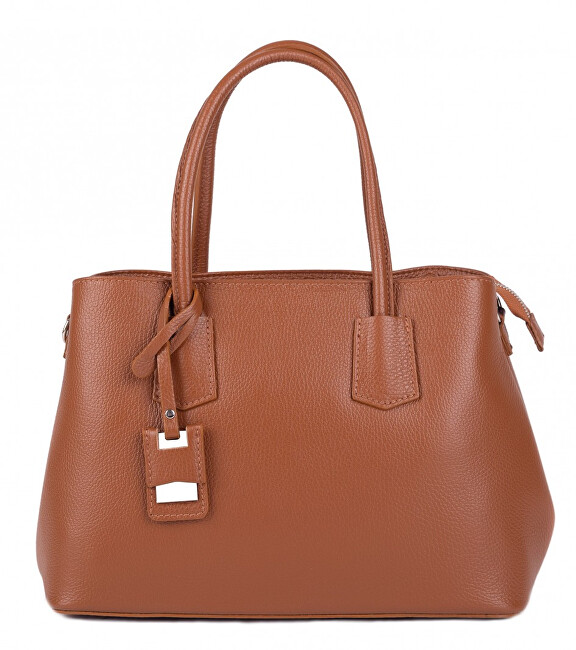 Dámská kožená kabelka Donna Cognac