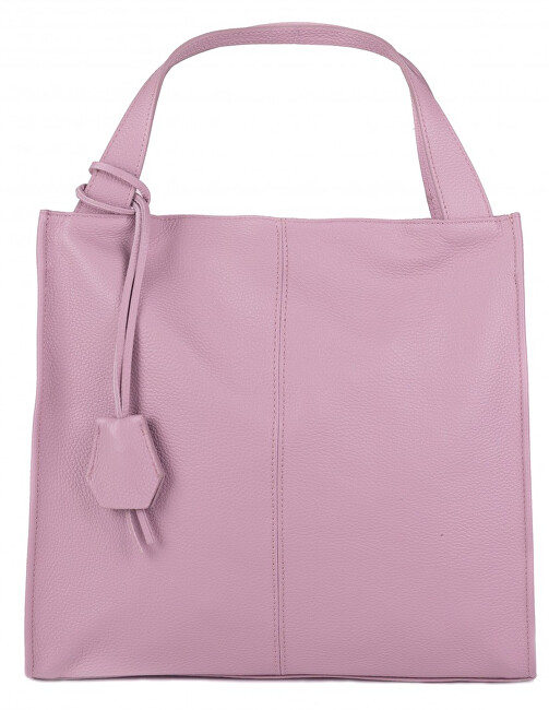 Dámská kožená kabelka Elisa Pink