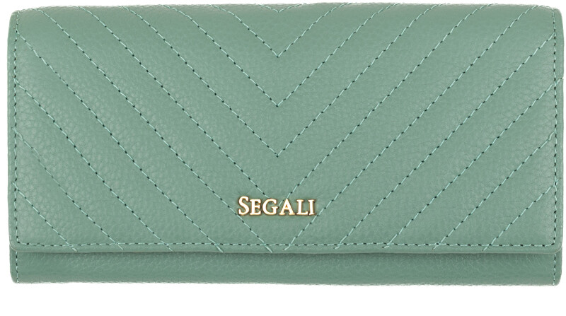 SEGALI Dámská kožená peněženka 50511 lt.green