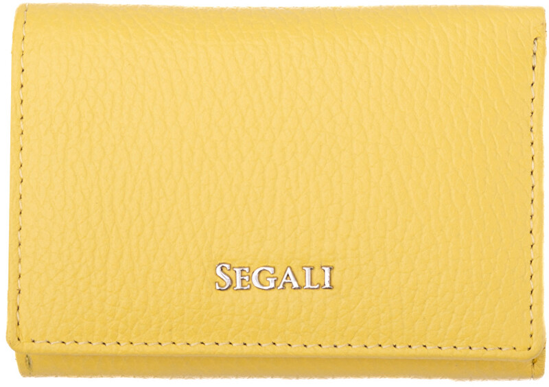 SEGALI Dámská kožená peněženka 7106 B yellow new