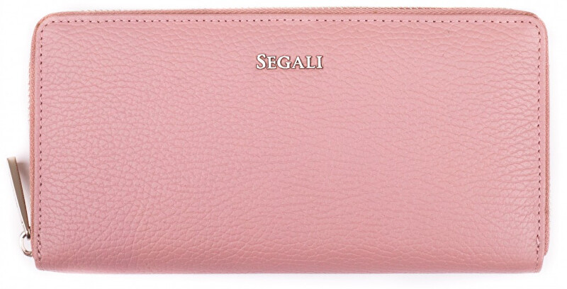 SEGALI Dámská kožená peněženka 7395 cameo rose
