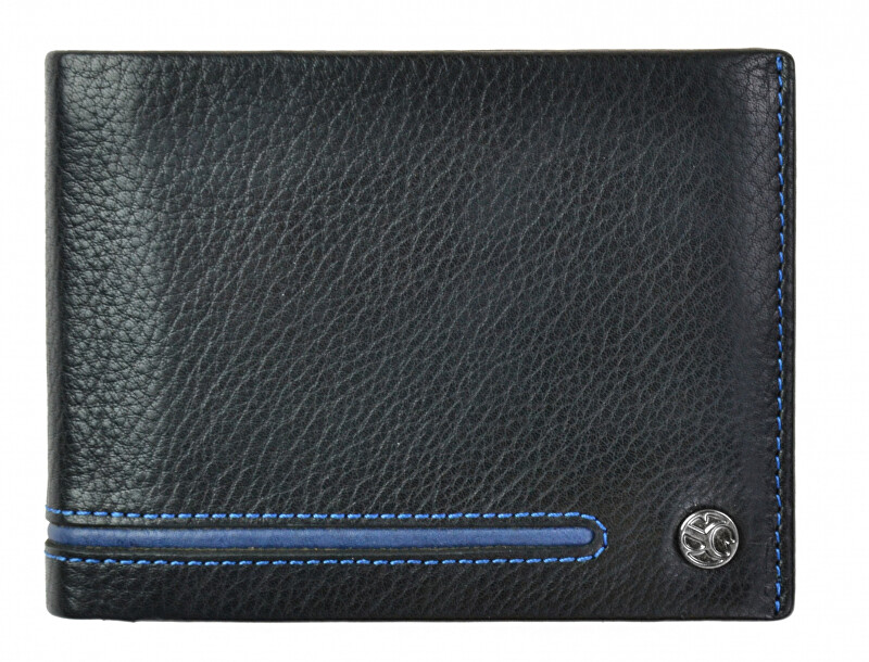 SEGALI Pánská kožená peněženka 753 115 2007 black/blue
