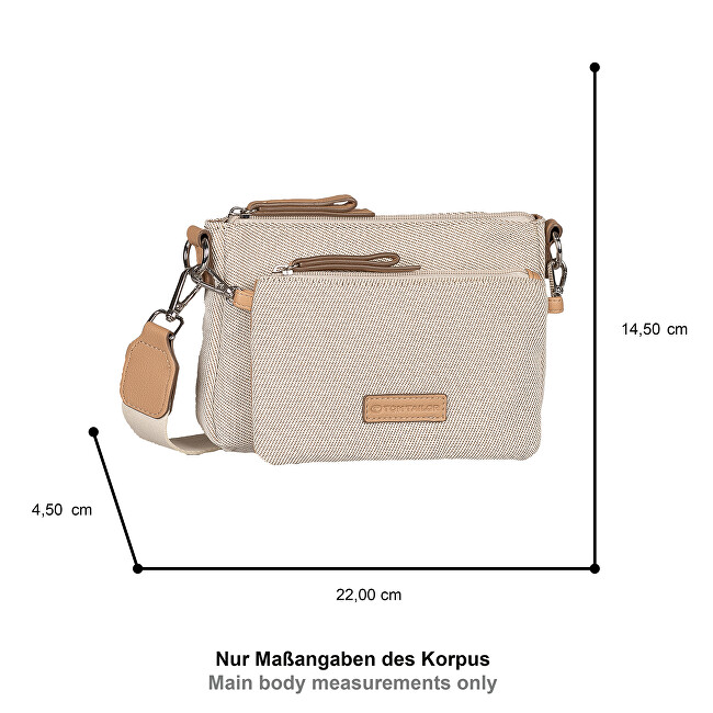 Dámská crossbody kabelka Jamila 2 v 1 012669