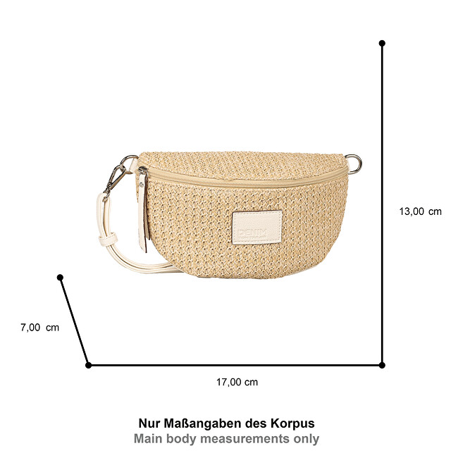 Dámská ledvinka Rosie Raffia 012391