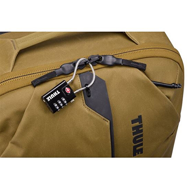 THULE TSA bezpečnostní zámek s ocelovým lankem TL-TSAL101K Black