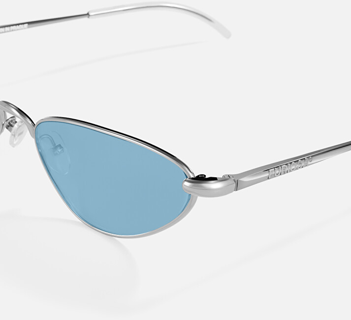 Furiosa Sluneční brýle Paparazzi Silver-Icy Blue
