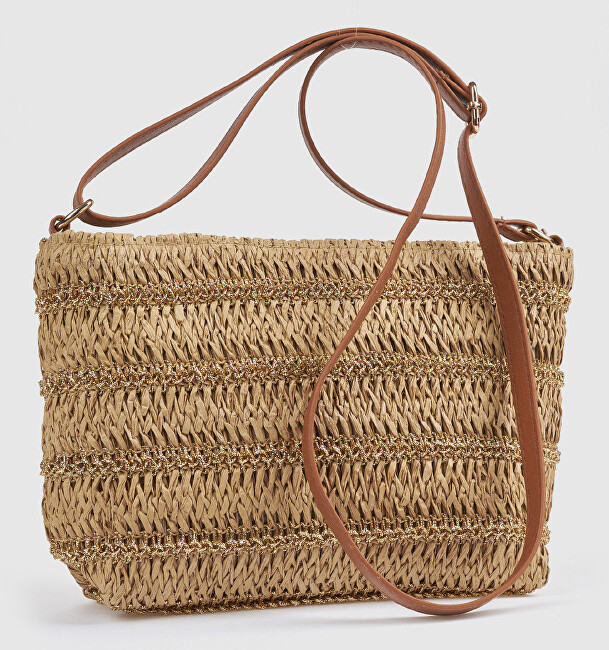 Verde Dámská crossbody kabelka 07-0399 beige
