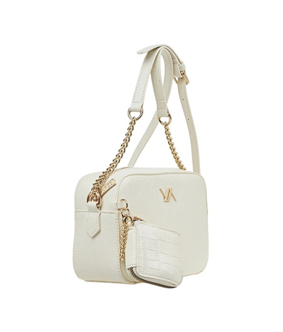 Verde Dámská crossbody kabelka 2 v 1 16-7924 white