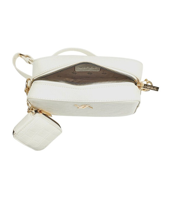 Verde Dámská crossbody kabelka 2 v 1 16-7924 white