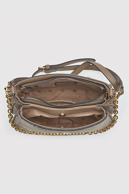 Verde Dámská crossbody kabelka 16-8177 Animal Print Taupe