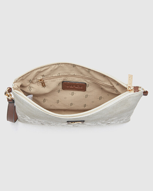Verde Dámská crossbody kabelka 16-8607 ivory