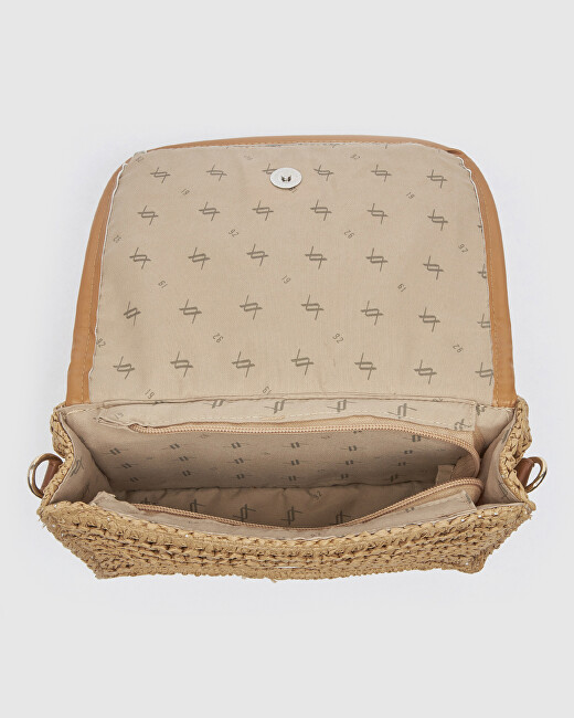 Verde Dámská crossbody kabelka 48-0350 beige