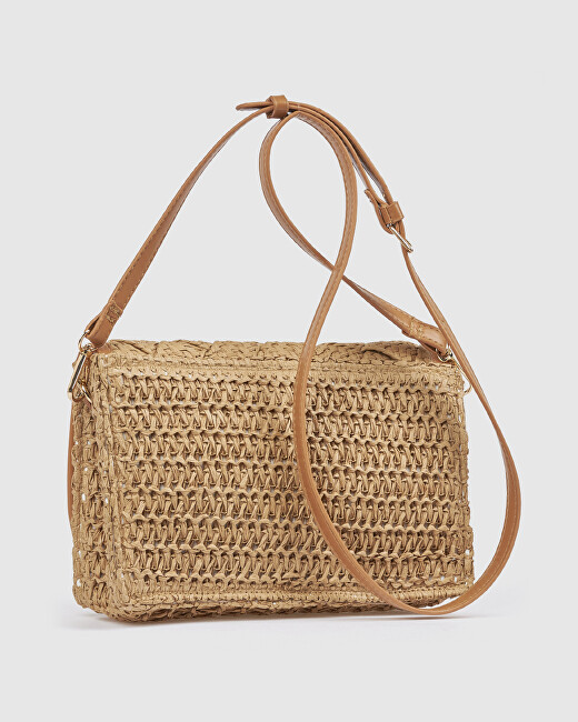 Verde Dámská crossbody kabelka 48-0350 beige