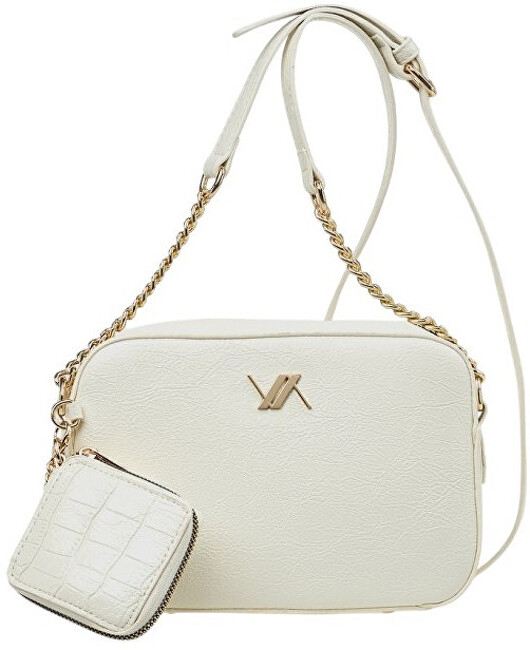 Verde Dámská crossbody kabelka 2 v 1 16-7924 white