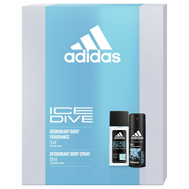 Adidas Ice Dive - deodorant s rozprašovačem 75 ml + deodorant ve spreji 150 ml