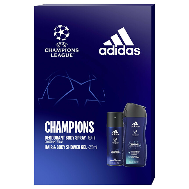 Adidas UEFA Champions League Edition - deodorant ve spreji 150 ml + sprchový gel 250 ml