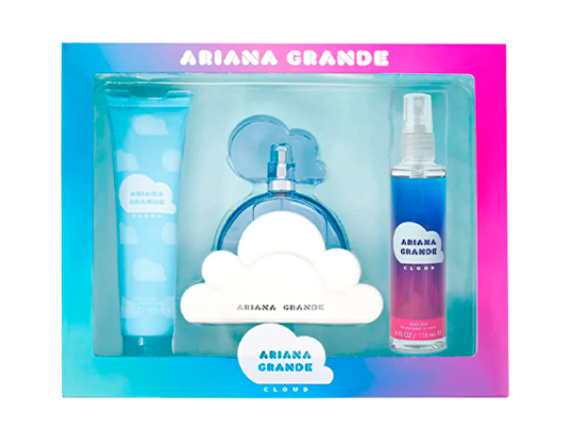 Ariana Grande Cloud - EDP 100 ml + telové mlieko 100 ml + telový závoj 118 ml Darčeková sada