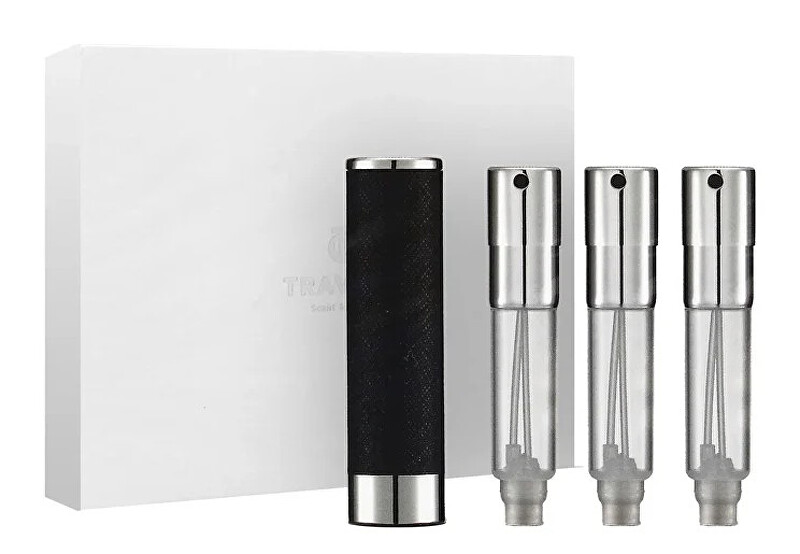 Travalo Walzer - plnitelný flakon 3 x 5 ml (černý) Plnitelný flakon