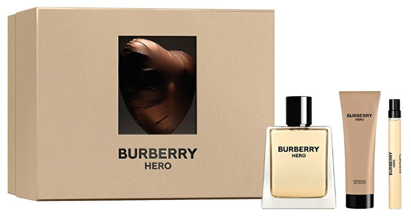 Burberry Hero - EDT 100 ml + sprchový gel 75 ml + EDT 10 ml
