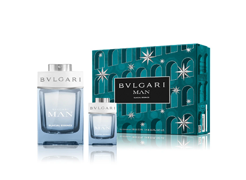Bvlgari Man Glacial Essence - EDP 100 ml + EDP 15 ml Dárková sada