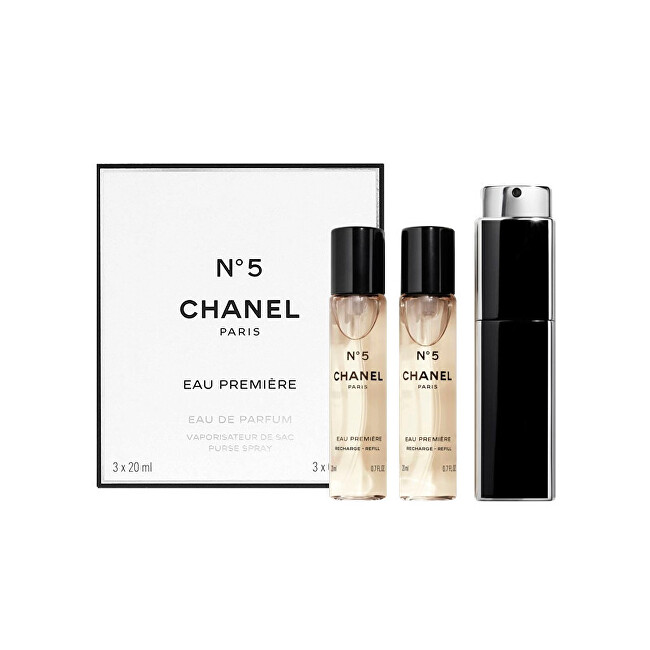No. 5 Eau Premiere - parfémová voda s rozprašovačem (3 x 20 ml)