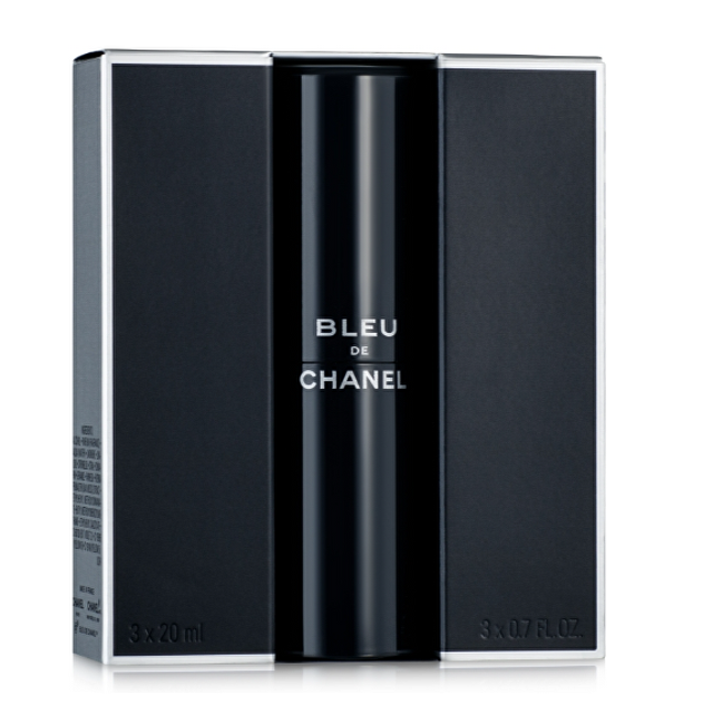 Bleu De Chanel - EDT (3 x 20 ml) + plnitelný flakon