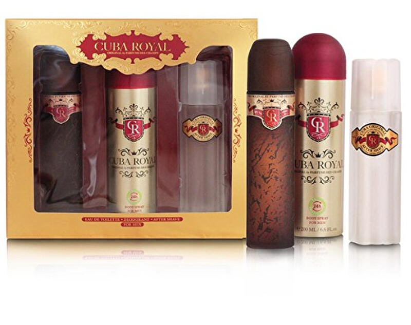 Royal - EDT 100 ml + deodorant ve spreji 200 ml + voda po holení 100 ml
