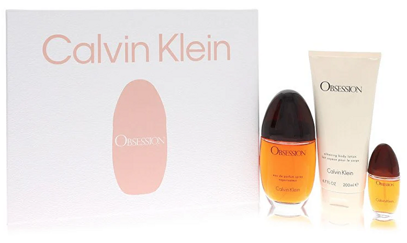 Obsession - EDP 100 ml + tělové mléko 200 ml + EDP 15 ml