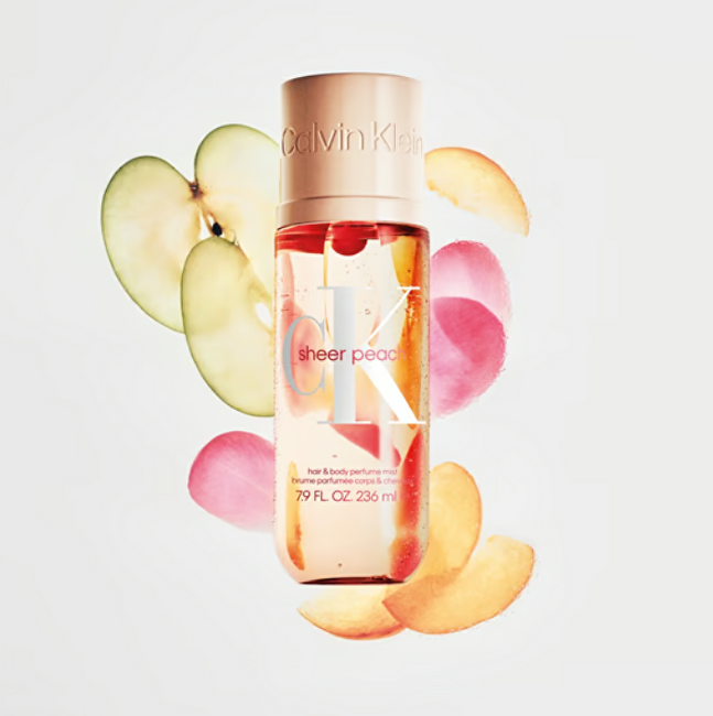 Calvin Klein Sheer Peach - tělový a vlasový sprej 236 ml