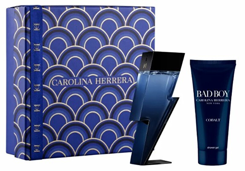 Carolina Herrera Bad Boy Cobalt Electrique - EDP 100 ml + sprchový gel 100 ml Dárková sada